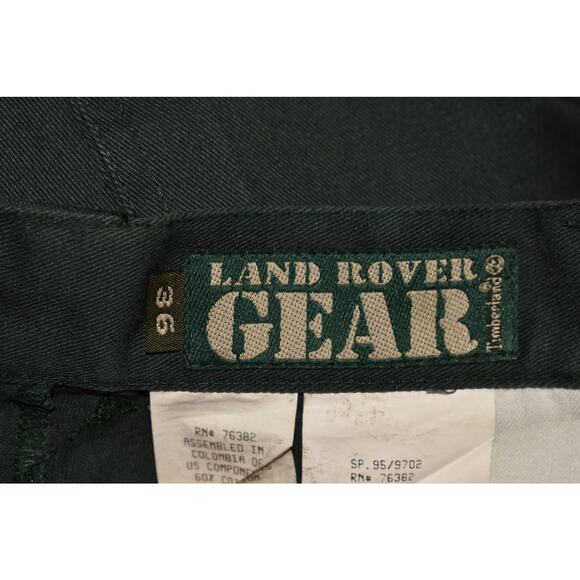 NOS LAND ROVER GEAR by Timberland Green Technical Expedition Cargo Pant Men's 36 - Picture 4 of 5
